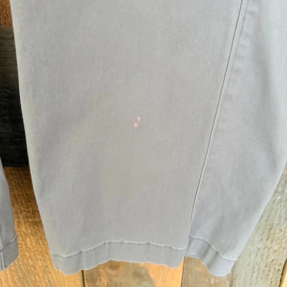 Hollister Mens Cargo Pants‎ Grey Blue Straight Leg Utility Trousers 34x28